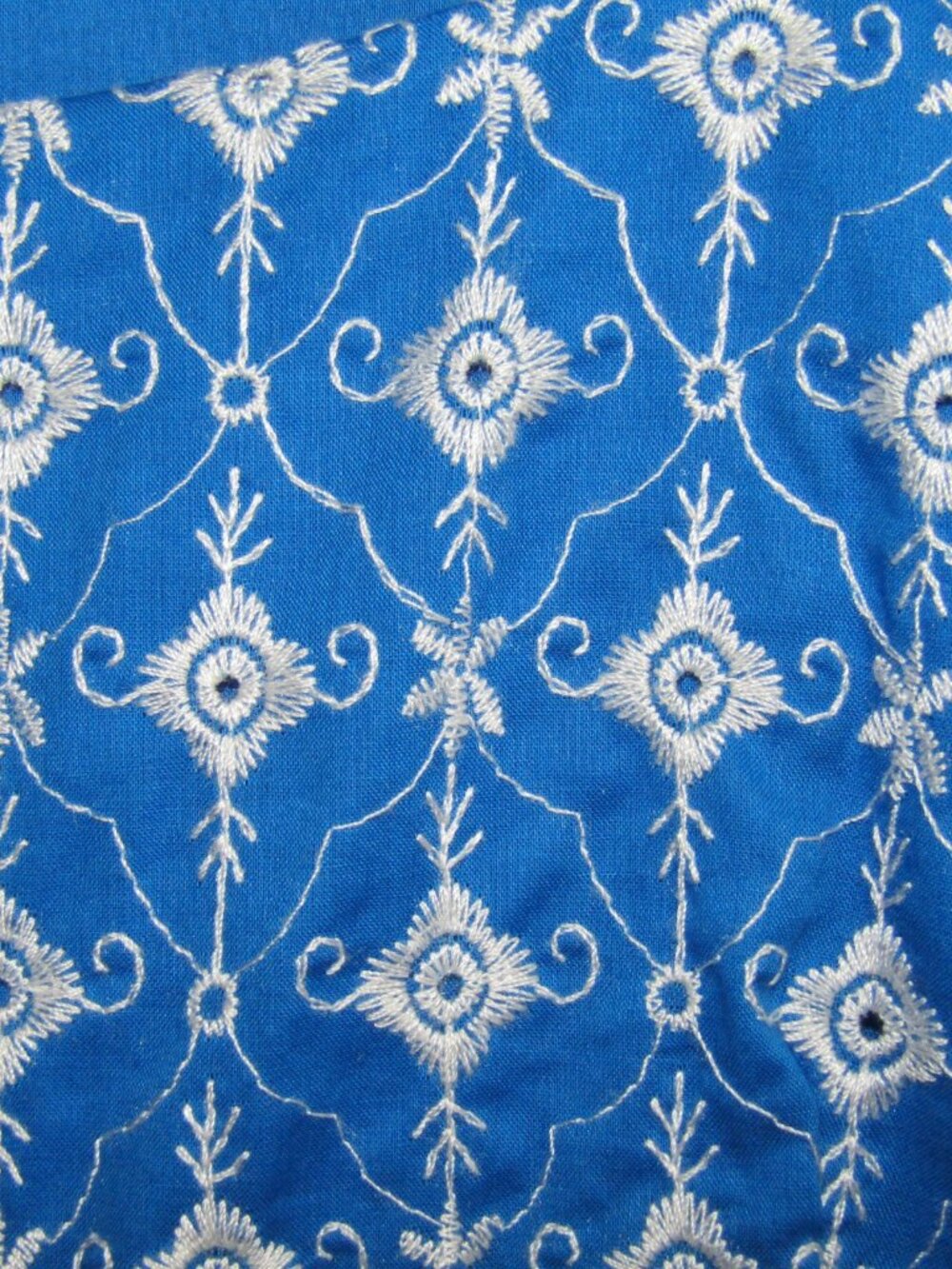 Rhode x Target Blue Eyelet Puff Sleeve Mini Dress Size L Babydoll Lined New Tag - Picture 5 of 13
